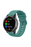 Samsung Galaxy Watch 4 5 6 FE 7 ile Uyumlu Kordon Jel Silikon Tokalı Kayış