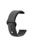 Samsung Galaxy Watch 3 41mm ile Uyumlu Yumuşak Dokulu Jel Silikon Kayış