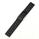 Samsung Galaxy Watch 3 41mm ile Uyumlu Kordon Klasik Baklava Model Paslanmaz Çelik Metal Kayış