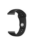 Xiaomi Watch Sport ile Uyumlu Kordon Yumuşak Dokulu Jel Silikon Kayış