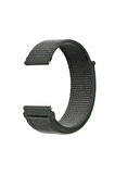 Xiaomi Watch S1 S1 PRO S1 ACTİVE S2 S3 ile Uyumlu Kordon Kumaş Desenli Cırt Cırtlı Spor Kayış