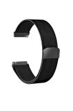 Mibro Watch X1 ile Uyumlu Kordon Hasır Metal Örgü Mıknatıslı Milano Kayış