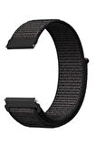 Samsung Galaxy Watch 4 5 6 7 Serisi 40mm Ve 44mm ile Uyumlu Kordon Kumaş Desenli Cırt Cırtlı Spor Kayış