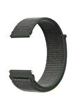 Amazfit BİP BİPU BİPS BİP LİTE BİP3 ile Uyumlu Kordon Kumaş Desenli Cırt Cırtlı Spor Kayış