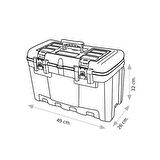 Super Bag ASR-2013 19&amp;quot; Takım Çantası - Plastik Kilitli