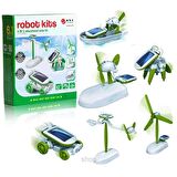 Güneş Enerjili Robot Oluşturma Seti (6 in 1)