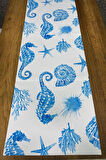 Okyanus Desenli Runner 40x140 Cm