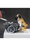 DEKORATİF ARABALI KÖPEK KÜLLÜK, KÜL TABLASI
