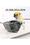 DEKORATİF ARABALI KÖPEK KÜLLÜK, KÜL TABLASI