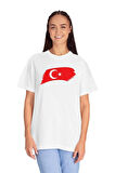 Türk Bayrağı Baskılı Tişört