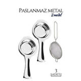 3 lü Set Metal Çay Süzgeci Cabrera Design