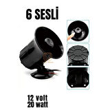 Alarm Sireni 6 Değişik Sesli