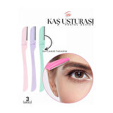 Katlanabilir Kaş Şekillendirici Kaş Dermaplaner Yüz Usturası 3 ADET 718323