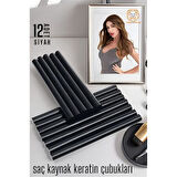 Nano Keratin Kaynak Çubukları 12 ADET SİYAH Absolute