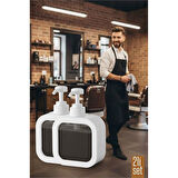 2 li Berber Sabunluğu – Modern Pompalı Dispenser | Sıvı Sabun, Şampuan, Losyon İçin 300 ml