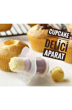 Cupcake Ve Muffin Dolgusu Için Kek Delici Delme Aparatı