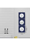 Ahşap Katlanabilir 3Lü Tablo - Tbl0052