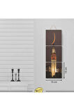 Ahşap Katlanabilir 3lü Tablo - Tbl0090