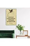 Ahşap Retro Mdf Poster , Komik Sözler , Duvar Yazıları , Manzara ,  Tarih , Edebiyat - Tbl0171