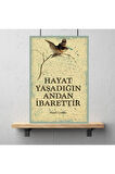 Ahşap Retro Mdf Poster , Komik Sözler , Duvar Yazıları , Manzara ,  Tarih , Edebiyat - Tbl0171