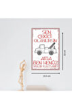 Ahşap Retro Mdf Poster , Komik Sözler , Duvar Yazıları , Manzara ,  Tarih , Edebiyat - Tbl0288