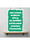 Ahşap Retro Mdf Poster , Komik Sözler , Duvar Yazıları , Manzara ,  Tarih , Edebiyat - Tbl0316