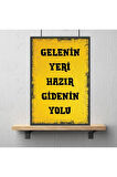 Ahşap Retro Mdf Poster , Komik Sözler , Duvar Yazıları , Manzara ,  Tarih , Edebiyat - Tbl0317