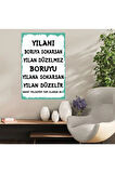 Ahşap Retro Mdf Poster , Komik Sözler , Duvar Yazıları , Manzara ,  Tarih , Edebiyat - Tbl0322