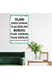 Ahşap Retro Mdf Poster , Komik Sözler , Duvar Yazıları , Manzara ,  Tarih , Edebiyat - Tbl0322