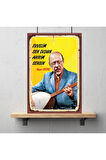 Ahşap Retro Mdf Poster , Komik Sözler , Duvar Yazıları , Manzara ,  Tarih , Edebiyat - Tbl0349