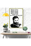 Ahşap Retro Mdf Poster , Komik Sözler , Duvar Yazıları , Manzara ,  Tarih , Edebiyat - Tbl0360