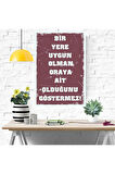 Ahşap Retro Mdf Poster , Komik Sözler , Duvar Yazıları , Manzara ,  Tarih , Edebiyat - Tbl0364