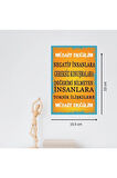 Ahşap Retro Mdf Poster , Komik Sözler , Duvar Yazıları , Manzara ,  Tarih , Edebiyat - Tbl0373