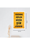 Ahşap Retro Mdf Poster , Komik Sözler , Duvar Yazıları , Manzara ,  Tarih , Edebiyat - Tbl0385