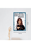Ahşap Retro Mdf Poster , Komik Sözler , Duvar Yazıları , Manzara ,  Tarih , Edebiyat - Tbl0409