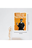 Ahşap Retro Mdf Poster , Komik Sözler , Duvar Yazıları , Manzara ,  Tarih , Edebiyat - Tbl0410