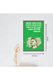 Ahşap Retro Mdf Poster , Komik Sözler , Duvar Yazıları , Manzara ,  Tarih , Edebiyat - Tbl0411