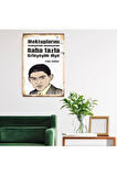 Ahşap Retro Mdf Poster , Komik Sözler , Duvar Yazıları , Manzara ,  Tarih , Edebiyat - Tbl0415