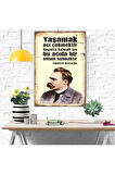 Ahşap Retro Mdf Poster , Komik Sözler , Duvar Yazıları , Manzara ,  Tarih , Edebiyat - Tbl0418
