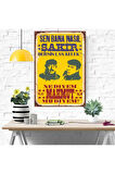 Ahşap Retro Mdf Poster , Komik Sözler , Duvar Yazıları , Manzara ,  Tarih , Edebiyat - Tbl0421