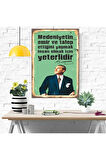 Ahşap Retro Mdf Poster , Komik Sözler , Duvar Yazıları , Manzara ,  Tarih , Edebiyat - Tbl0425