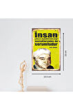 Ahşap Retro Mdf Poster , Komik Sözler , Duvar Yazıları , Manzara ,  Tarih , Edebiyat - Tbl0428