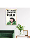 Ahşap Retro Mdf Poster , Komik Sözler , Duvar Yazıları , Manzara ,  Tarih , Edebiyat - Tbl0432