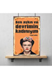 Ahşap Retro Mdf Poster , Komik Sözler , Duvar Yazıları , Manzara ,  Tarih , Edebiyat - Tbl0433
