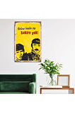 Ahşap Retro Mdf Poster , Komik Sözler , Duvar Yazıları , Manzara ,  Tarih , Edebiyat - Tbl0440