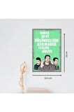 Ahşap Retro Mdf Poster , Komik Sözler , Duvar Yazıları , Manzara ,  Tarih , Edebiyat - Tbl0445