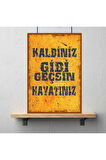 Ahşap Retro Mdf Poster , Komik Sözler , Duvar Yazıları , Manzara ,  Tarih , Edebiyat - Tbl0446