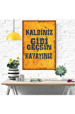 Ahşap Retro Mdf Poster , Komik Sözler , Duvar Yazıları , Manzara ,  Tarih , Edebiyat - Tbl0446
