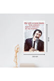 Ahşap Retro Mdf Poster , Komik Sözler , Duvar Yazıları , Manzara ,  Tarih , Edebiyat - Tbl0455