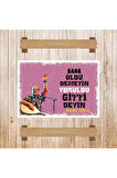 Ahşap Retro Mdf Poster , Komik Sözler , Duvar Yazıları , Manzara ,  Tarih , Edebiyat - Tbl0564